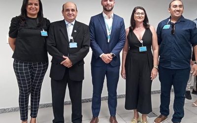 No dia 23 de agosto de 2023 a equipe do CAPREV esteve juntamente com seu presidente na sede da Caixa Econômica Federal em Fortaleza/Ce, para uma capacitação fornecida pela entidade.