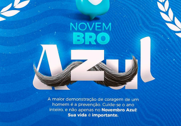 A maior demonstração de coragem de um homem é a prevenção. Cuide-se o ano inteiro, e não apenas no Novembro Azul! Sua vida é importante.