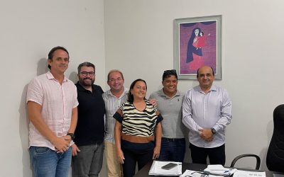 CAPREV recebe o novo Secretário de Administração e Planejamento e o novo Secretário de Educação Romulo Andrade.