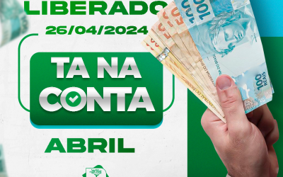 Atenção, servidor aposentado e pensionista! informamos que o salário referente abril.