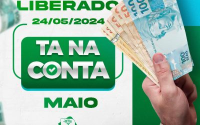 Atenção, servidor aposentado e pensionista! informamos que o salário referente maio.